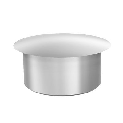 60-514-0 MODULAR SOLUTIONS ALUMINUM CAP 8MM DIAMETER GRAY